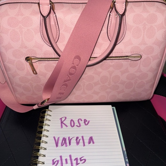 Coach Powder Pink Large Rowan - Picture 8 of 8